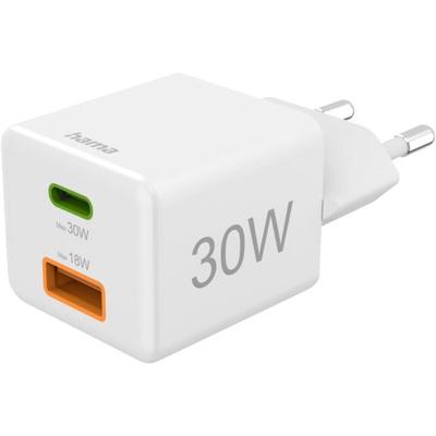 00201992 usb Ladegerät 30 w 1x usb-a, 1x usb-c® usb pd Weiß Innenbereich usb Power Delivery (us Image