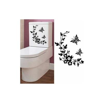 SNQ - diy Schmetterling Blume Badezimmer Home Dekoration Wandaufkleber Dekorative Image