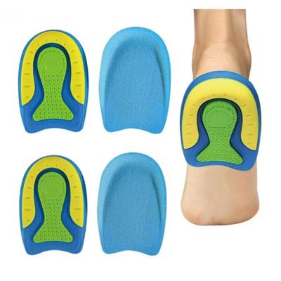 Csparkv - Paar Silikongel-Fersenpolster, orthopädische Gel-Fersensporn-Fersenpolster, Größe l, für Image