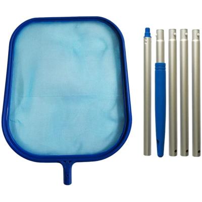 6-teiliges Schwimmbad-Skimmer-Netz, Teleskopstange, Blattreiniger, Zubehör für den Heimgebrauch Image
