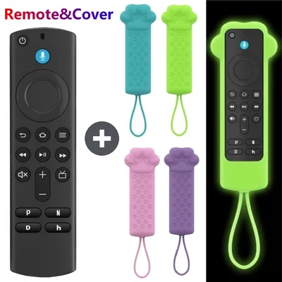 Sprachfernbedienung 3. Generation L5B83G P4C6EN Ersatz kompatibel mit Fire TV Stick/Cube HD/4K/Max/Lite Streaming Media Devices