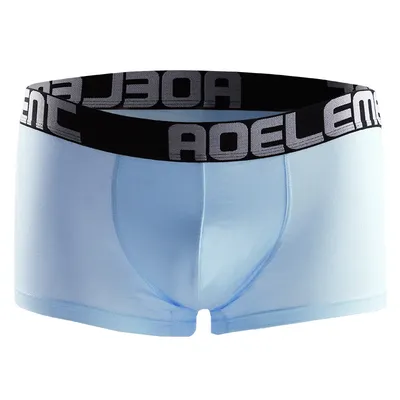 O Element Herren Modal sexy U erhöhte atmungsaktive Unterwäsche Boxershorts Hipster Mid-Waist Jugend Boxershorts Image