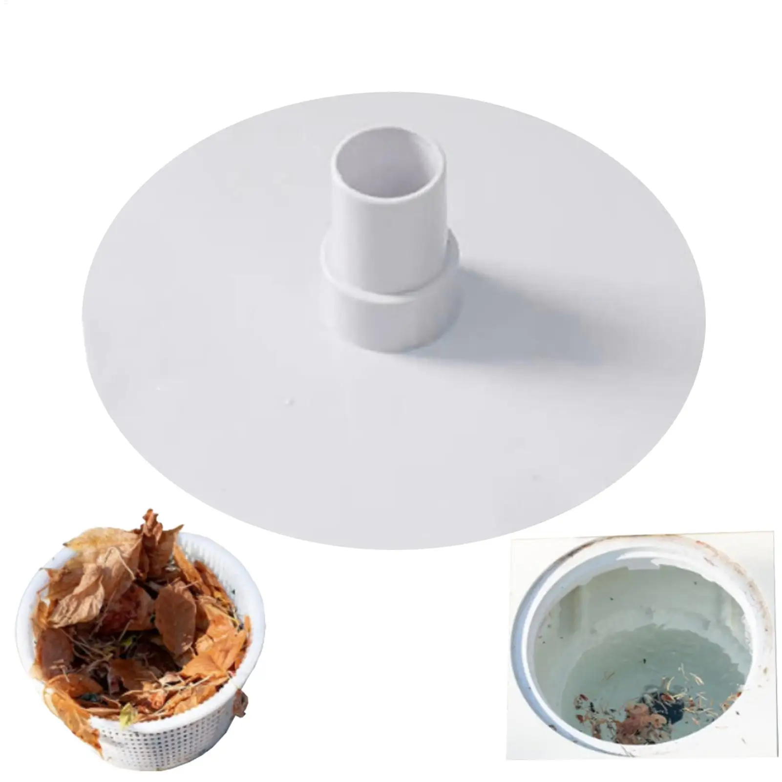 Vakuumplatten-Adapter, Skimmer-Vakuumplatte, feine Verarbeitung, einfache Installation, praktische, langlebige Pool-Vakuumplatte Image