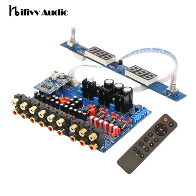 Hifi 5,1 Kanal Digital Display Fernbedienung Ton Vorverstärker Bord 6CH Hallo-fi Vorverstärker Unterstützung Bluetooth 5,4 APTX/LDAC Image
