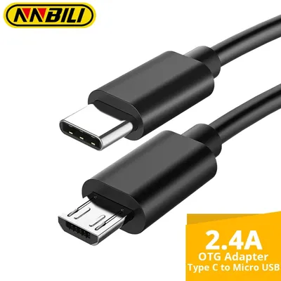 Nnbili Typ C zu Micro USB Kabel schnell USB Typ C Adapter für Samsung Huawei Xiaomi MacBook Pro otg Handy Micro USB Kabel