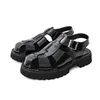 Sommer Männer Business Sandalen Schwarz Rot Dicken sohlen Anti-rutsch Leichte Komfortable Outdoor Marke Strand Sandalen Männer Größe 38-46