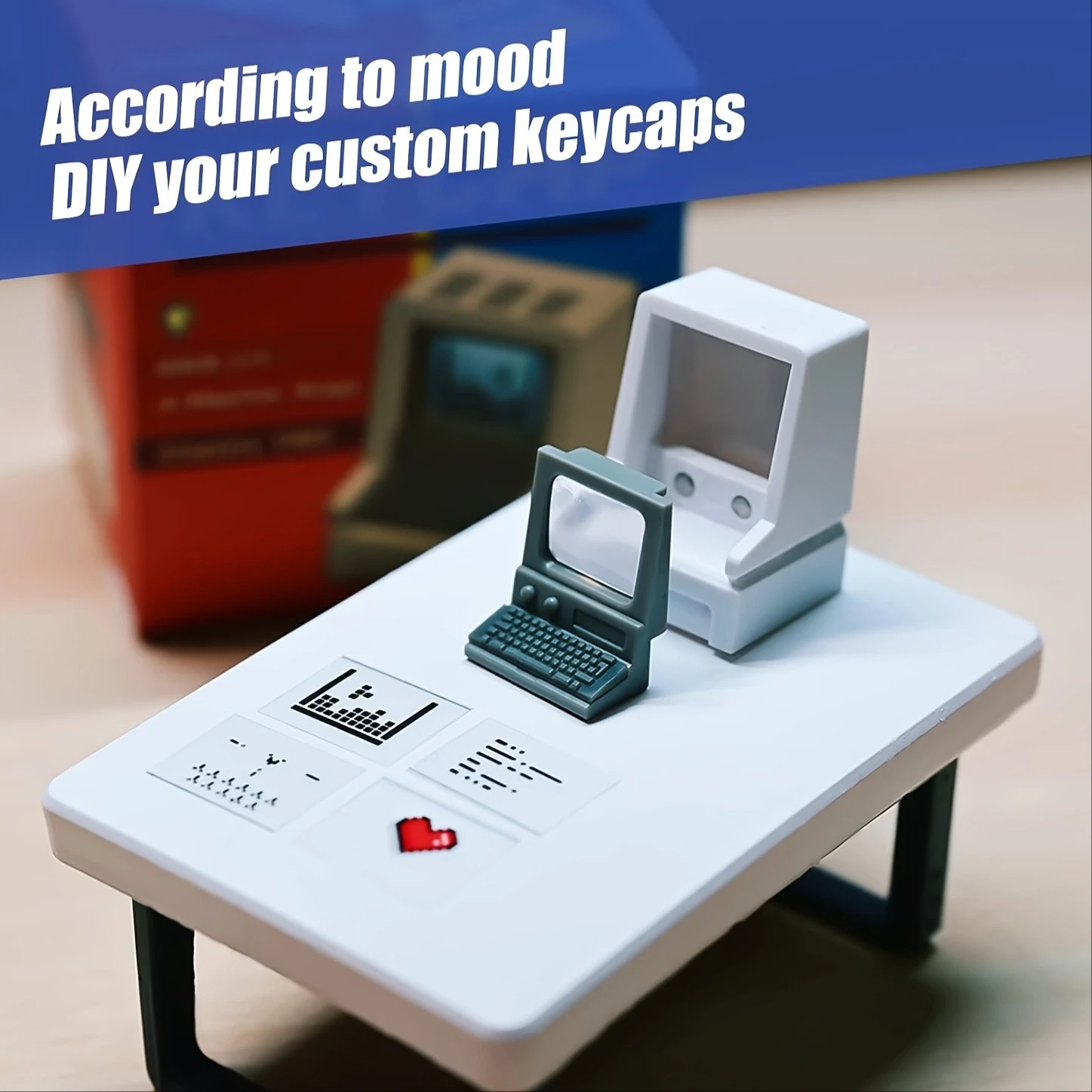K-03 Retro ESC-Tastenkappe – ABS, anpassbare DIY-Tastenkappen mit Hintergrundbeleuchtung für mechanische Tastaturen, Vintage-Ästhetisches Design Image