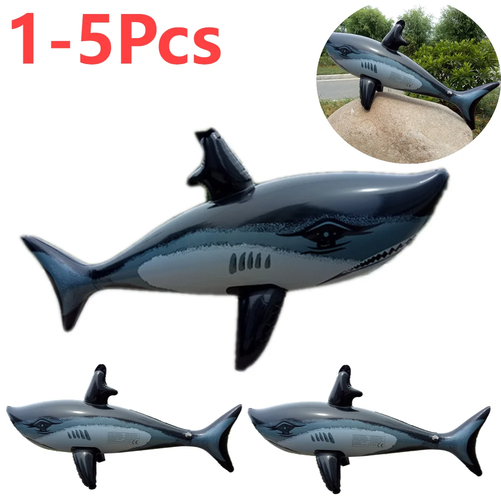 1-5 pièces flottant requin eau piscine flotteur baleine poisson animaux jouets enfants adultes gonflable flotteur jouet piscine accessoires