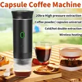 Macchina per caffè americano portatile Macchina per caffè espresso elettrica senza fili 20Bar Macchina per caffè espresso per uso domestico completamente automatica