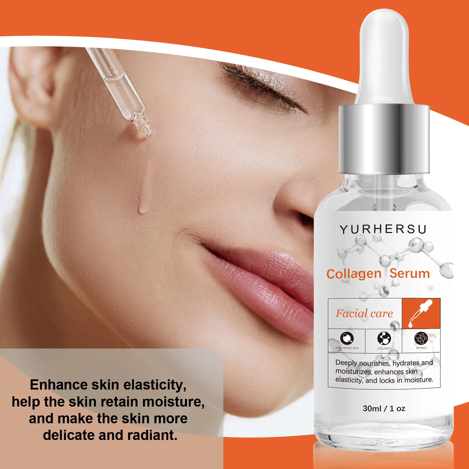 Feuchtigkeit sperren, Kollagen-Feuchtigkeitslösung – Allwetter-Feuchtigkeitspflege Image