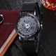 Squelette de luxe hommes Montre femmes montres mode Montre Homme or Montre-bracelet hommes acier maille Montre pour hommes