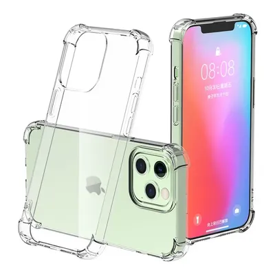 Anti-Gelb-klares Airbag-TPU-Hülle für iPhone 17 Air 16e 16 15 14 13 Pro Max 6 7 8 11 12 Mini XS XR 13Pro 14 Plus Cover Cases