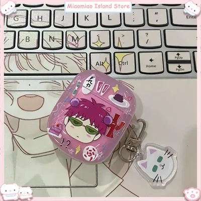 Anime Cartoon Männlich für Airpods Pro 2 Apple Wireless Bluetooth Headset Schutzhülle Generation 1/2/3 Neue Anti Fall Kleine Publikum Image