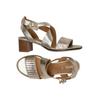 Geox Damen Sandale, Gr. 37, gold, kein Etikett