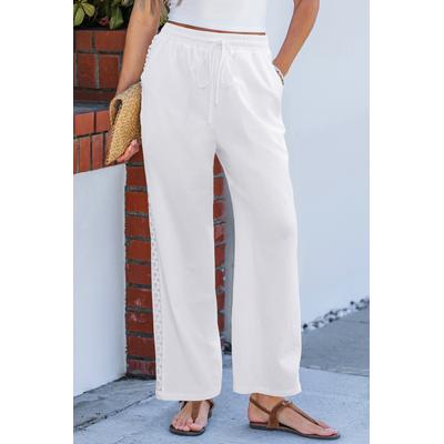 Alabaster Cloud White Pants