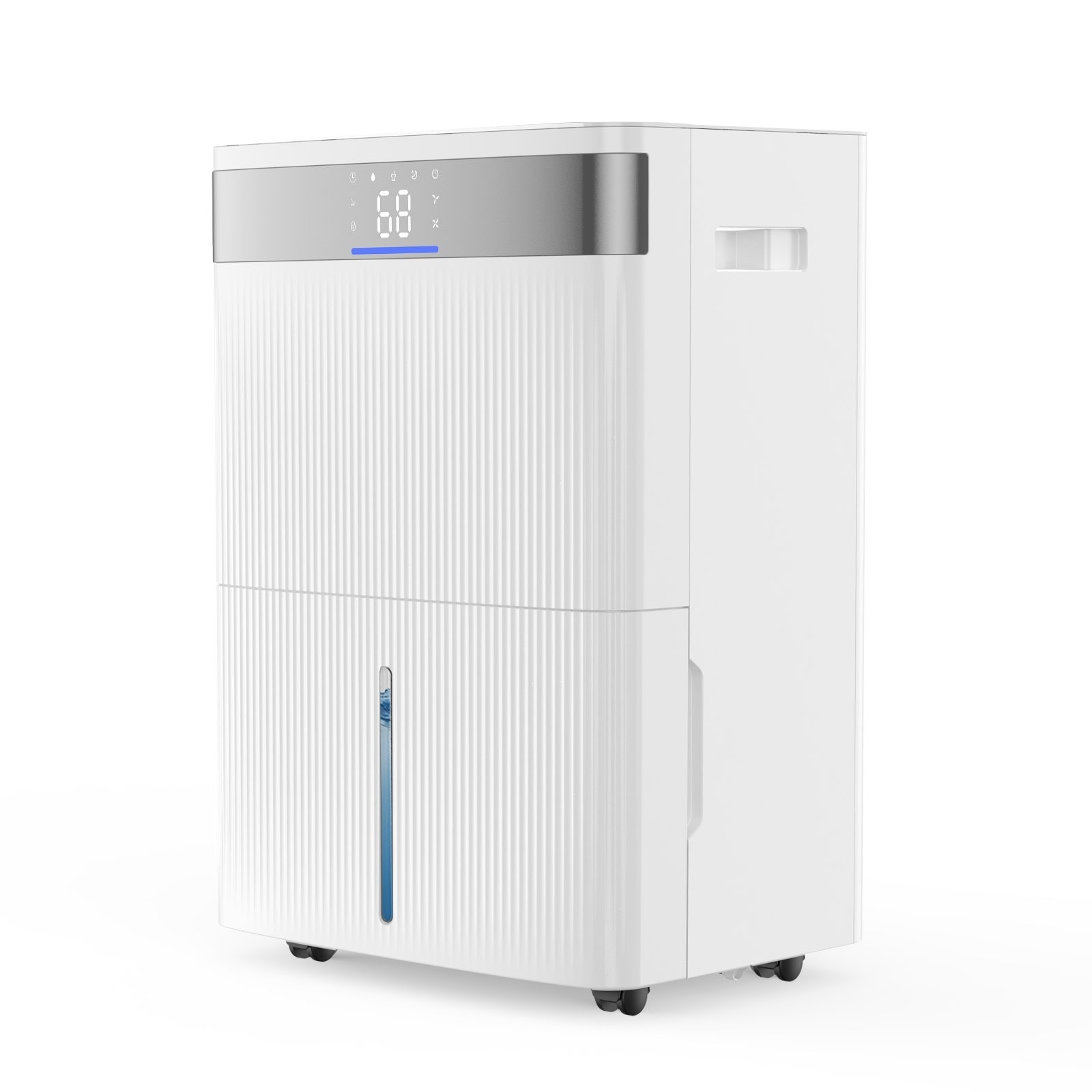 Smart 80-Pint Dehumidifier with Auto Sleep and Continuous Modes Low Noise and LED Display - 80 Pints