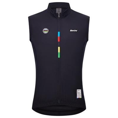 Santini - UCI World Champion Wind Vest Mondo - Fahrradweste Gr M blau Image