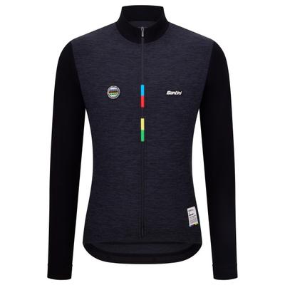 Santini - UCI World Champion Long-Sleeve Jersey Mondo - Radtrikot Gr M nero Image