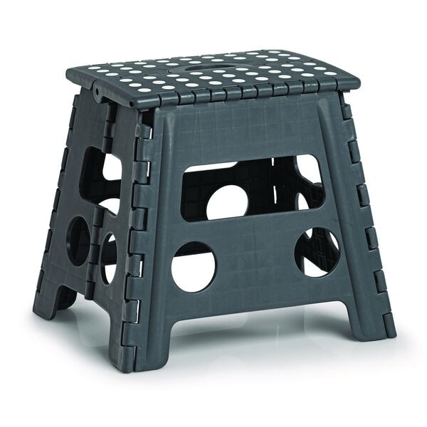 Zeller Schemel 1 Stufe H: 32 cm Polypropylen grau