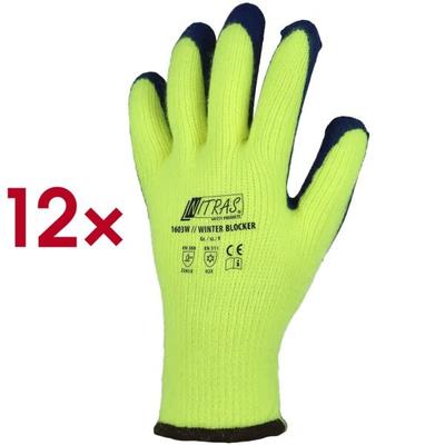 OTTO Office 12 Paar Strickhandschuhe »WinterBlocker« Größe XL gelb Image