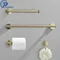 Accessoires de salle de bains en or brossé, barre à serviettes, crochet pour Robe de bain, ensemble de matériel de salle de bains, étagère pour serviettes, porte-mouchoirs en papier