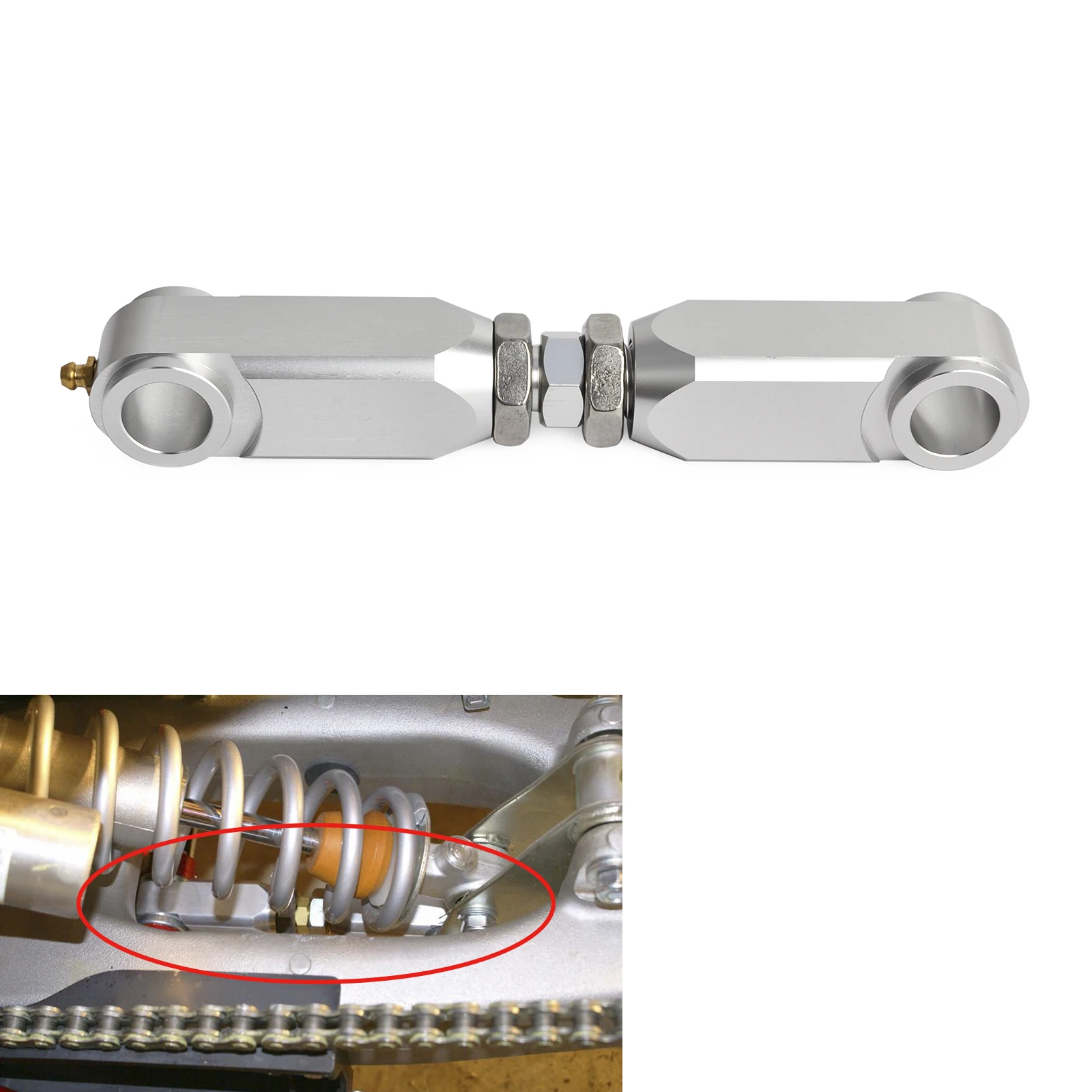 NICECNC ATV Kit abbassamento anteriore posteriore per Yamaha Raptor 700 700R YFM700 2006-2019 660 660R YFM660R 2001-2005 350 YFM350 2004-2013