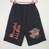 2025, Sommer-Neue Shorts, Schwarz, Herren-Band-Logo, amerikanische Band-Sänger, Hip-Hop, Rock, Baumwolle, modische Sport-Shorts, große Größe