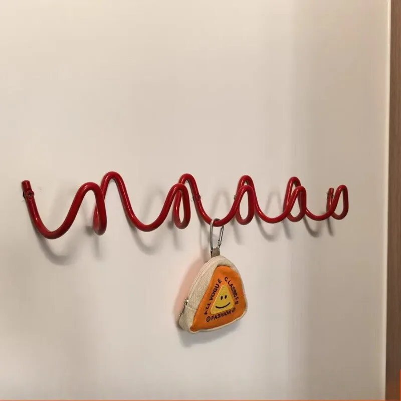 Ins Kreative Kleiderhaken Welle Eingangstür Hängende Kleidung Tasche Haken Nordic Minimalistischen Eingang Wand Tür Zurück Wohnzimmer Badezimmer