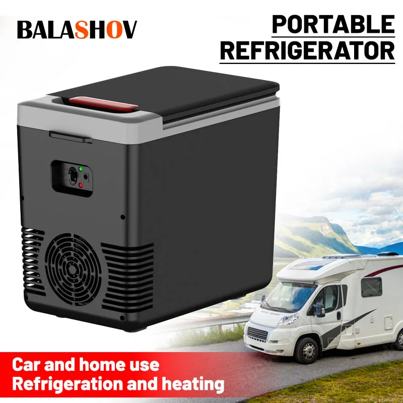 Kühlschrank Outdoor Gefrierschrank Heizung 10L Mini Auto Kühler & Wärmer Elektrischer Kühlschrank Tragbare Icebox 220V Heimkühlschrank 12V Auto Image