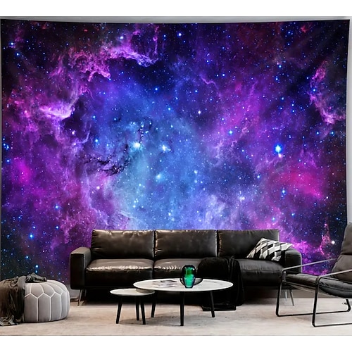 Tapisserie Wandbehänge Galaxis Platz 3D Mystiker Schlafzimmer Wohnzimmer Wohnheim Dekorationen Wand Tür Hintergrund Image