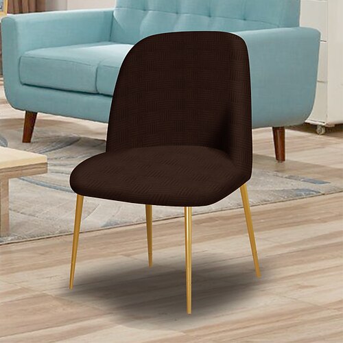 moderner Stuhl mit niedriger Rückenlehne und 5x5-Rasterdesign – abgerundeter Rahmen, minimalistische Ästhetik, kompakte und stilvolle Sitzgelegenheit Image