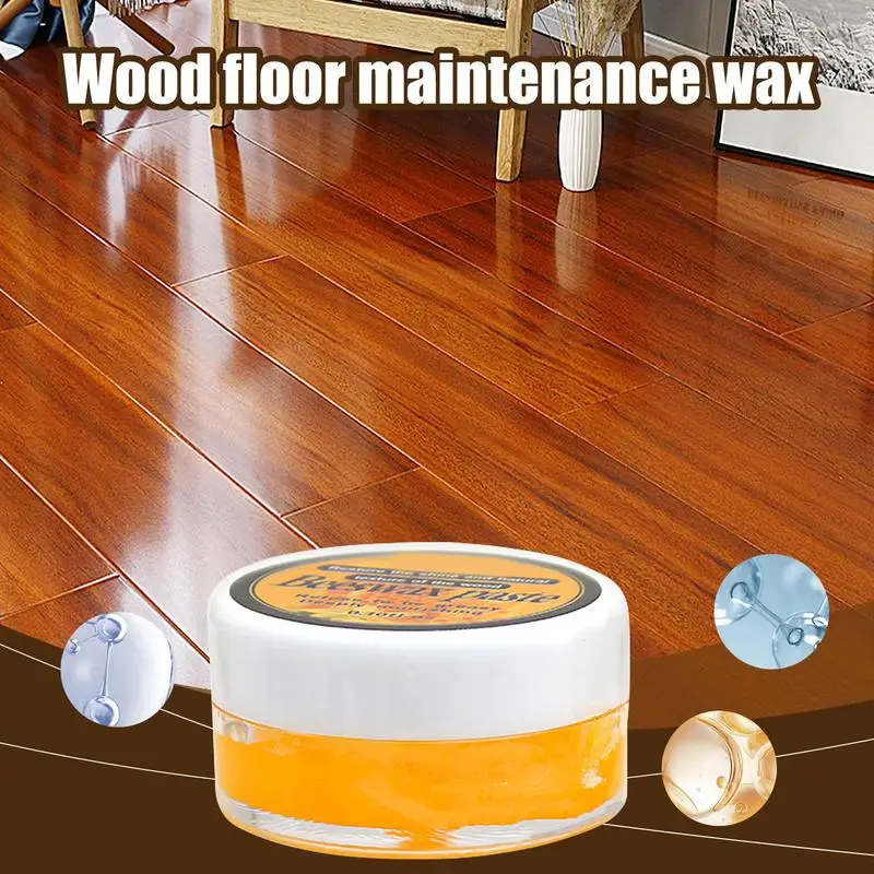 3 g Bienenwachs, Holzbodenpflege, Bienenwachs, Möbelpflege, Polieren, wasserdicht und risshemmend, Aufhellung für Wohnmöbel Image
