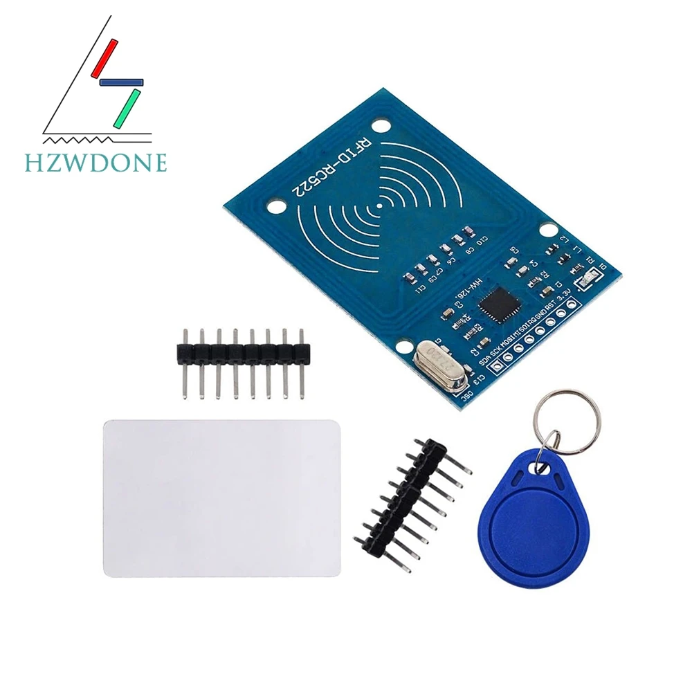 RFID IC Wireless Modul MFRC-522 RC-522 RC522 IC KEY SPI Writer Reader IC Card Proximity für Arduino Image