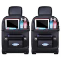 1/2pcs borsa Organizer per sedile posteriore dell'auto vassoio da tavolo pieghevole borsa da viaggio borsa da viaggio Organizer per seggiolino Auto accessori per Auto interni