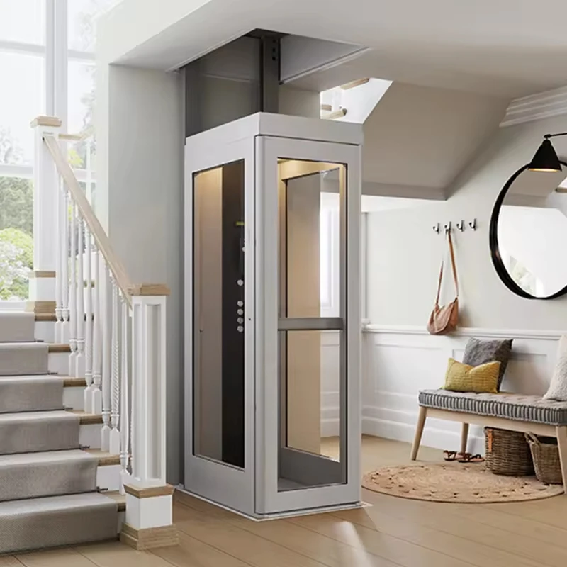 Two-story elevator home two-story indoor small lift hydraulic elevator duplex elevator three or four floors