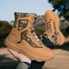 Marke herren Outdoor Stiefel Plus Größe 47 Leder Trekking Schuhe Männer Wasserdichte Wanderschuhe Männer Taktische Turnschuhe Berg Stiefel