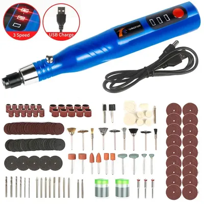 30W Dremel USB Small Cordless Drill Mini Electric Drill Micro Drill Engraving Pen Handheld Engraver Tool DIY Charging Drill