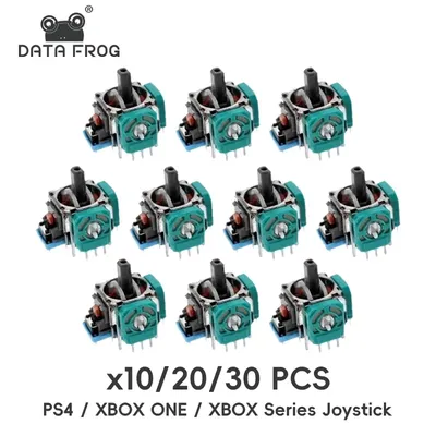DATA FROG 10/20/30pcs Replacement 3D Analog Joystick For PS5/PS4/SwitchPro/Xbox One Controller ThumbStick Repair Parts Accessory
