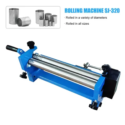 Hand-Cranked Folding Machine Manual Bending Machine Metal Coiling Machine Small Coiling Machine Rounding Machine