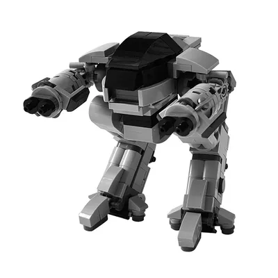 MOC Roboter Für Ausführt roboter mechanische krieg polizei Bausteine Kit Matrix Schwarz Maschine Serie Film Ziegel kinder Spielzeug Image