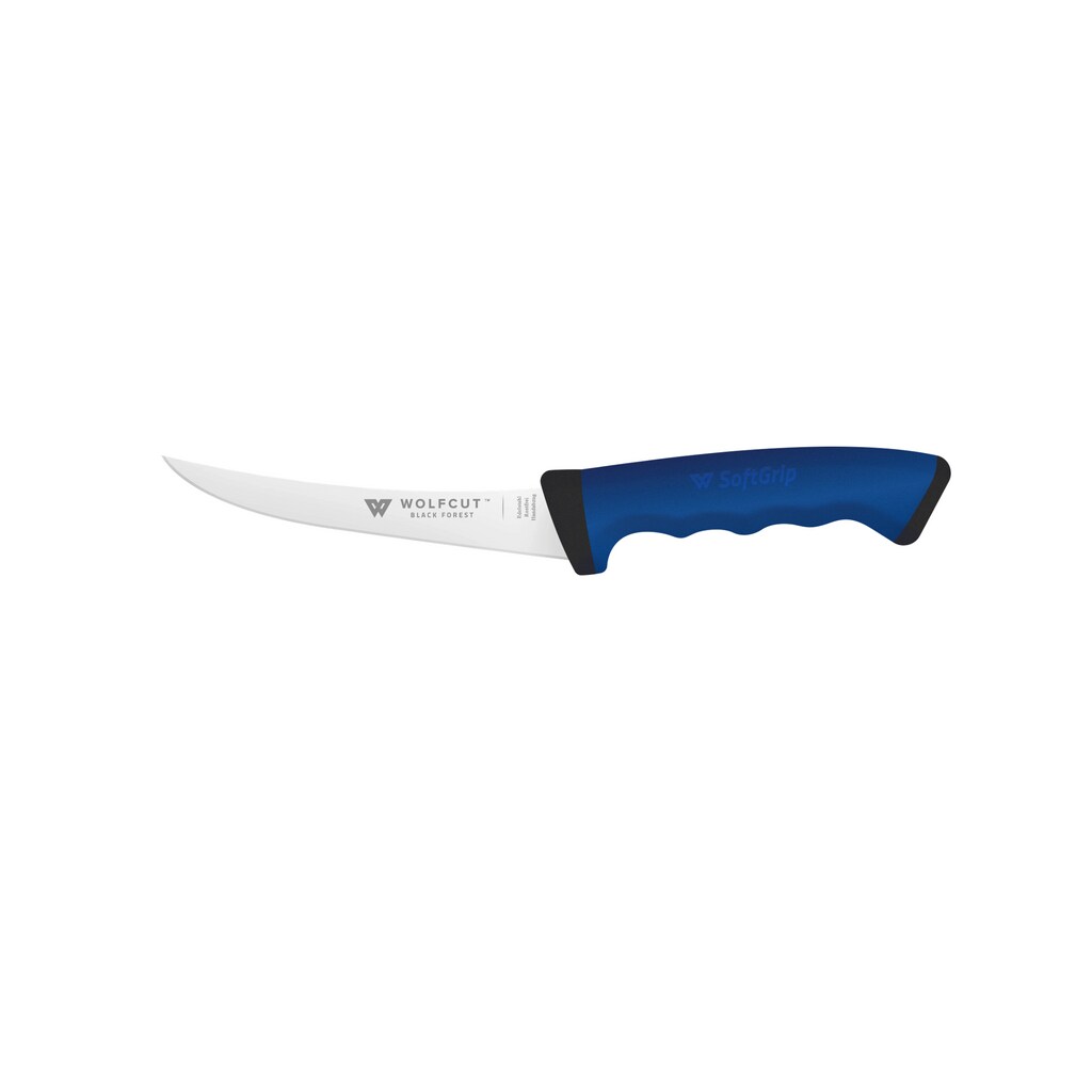 WOLFCUT SoftGrip BLUE-Serie - Ausbeinmesser 15 cm gebogene flex Klinge Image