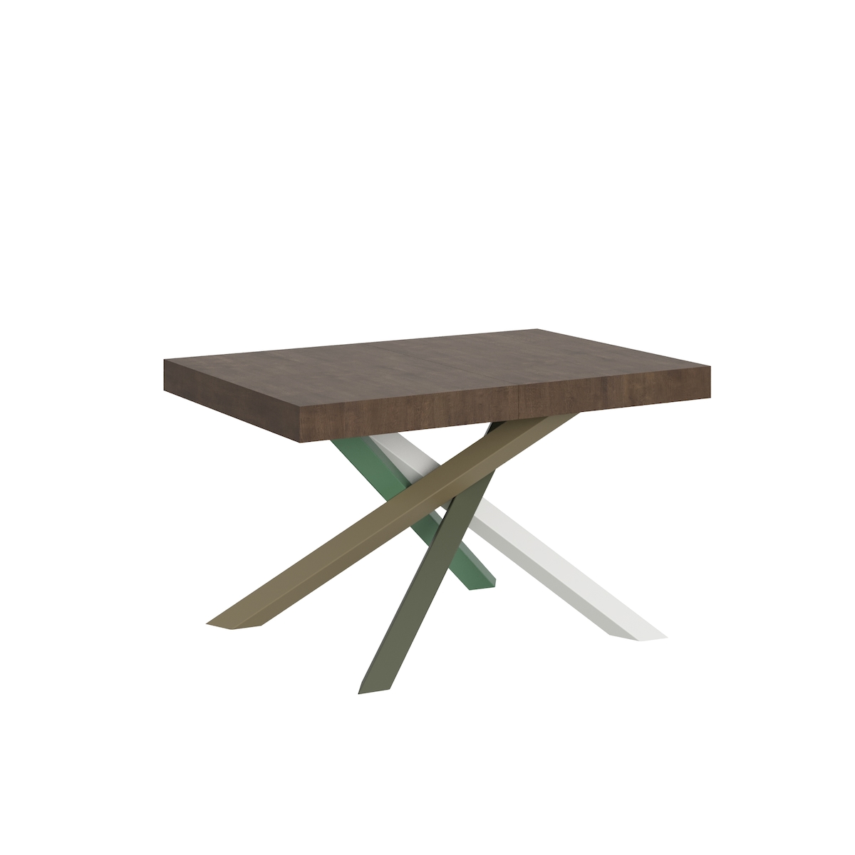 Itamoby Ausziehtisch 120/380x90 cm Volantis Nussbaum mehrfarbig Beine 4/A Image