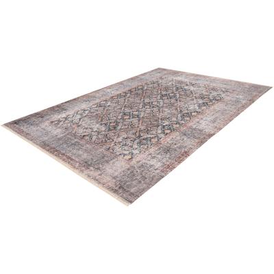 Teppich OBSESSION "My Maurea 780", blau, B:120cm H:6mm L:170cm, Baumwolle, Polyester, Teppiche, Orientalisches Muster, Vintage Design, mit Fransen, Wohnzimmer Image