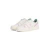 Plateausneaker TOMMY JEANS "TJW RETRO BASKET SNEAKER", Damen, Gr. 40, rosa (weiß, rosa), Leder, Lederimitat, kontrastfarbene Details, sportlich, Schuhe, Freizeitschuh, Halbschuh, Schnürschuh mit geprägter Logoflagge