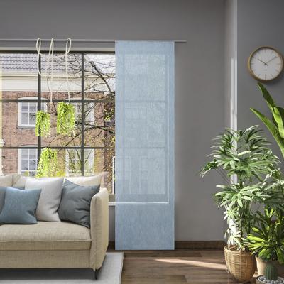 Schiebegardine NEUTEX FOR YOU "Libre-ECO", blau, B:60cm H:220cm, Jacquard, Polyester, Gardinen, nach Maß Image
