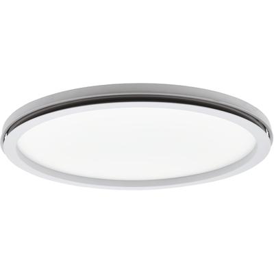 EGLO Deckenleuchte "LAZARAS", weiß, Ø 45,00cm H: 5,50cm, Lampen, Deckenleuchte in weiß aus Alu, Stahl - 22W - warmweiß - kaltweiß Image
