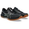 Hallenschuh ASICS "GEL-ROCKET 12", Gr. 46,5, schwarz, gunmetal, Synthetik, sportlich, Schuhe