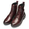 Schnürstiefelette ARA "CAMBRIDGE", Damen, Gr. 6 (39), rot (dunkelrot), Glattleder, unifarben, klassisch,elegant, Schuhe, Business Stiefel in Bequemweite G (= weit)