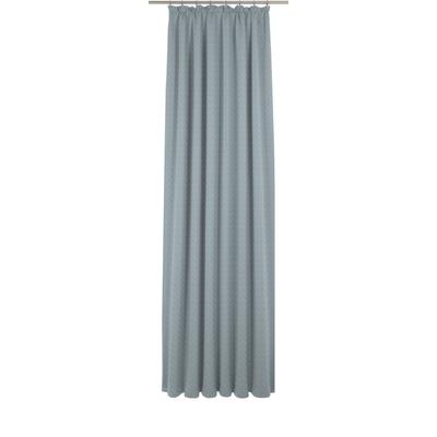 Vorhang WIRTH "Torbole", blau, B:132cm H:315cm, Baumwolle, Polyester, Gardinen, nach Maß Image