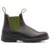 Blundstone - Stout Brown Leather With Olive Elastic #519 - Freizeitstiefel 44 | EU 44 grau